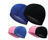 Ultra thin Bathing Caps Free Size Comfortable Swimming Caps For Men Women Elastic Nylon Ear Protection Long Hair Swimming Hat 1