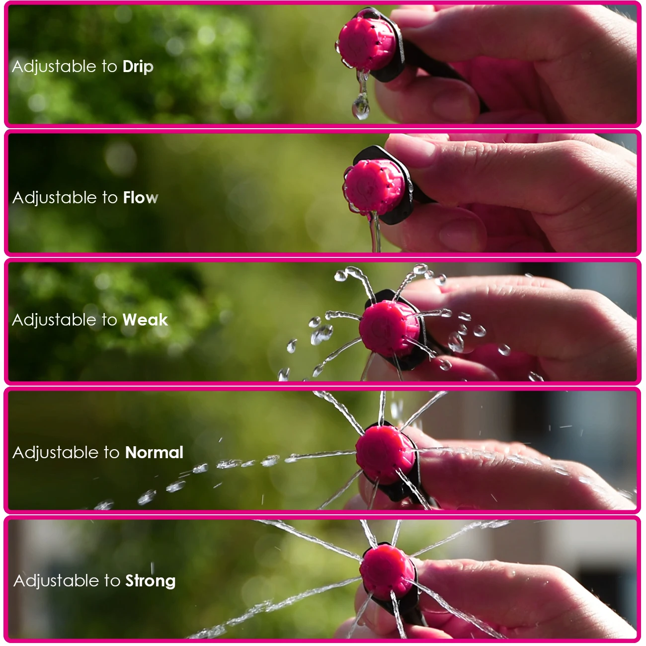 KESLA 50M-5M DIY Automatische Tropfbewässerung Bewässerungssystem Gartenschlauch Micro Drip Bewässerungssets mit verstellbaren Tropfern – Detail 2
