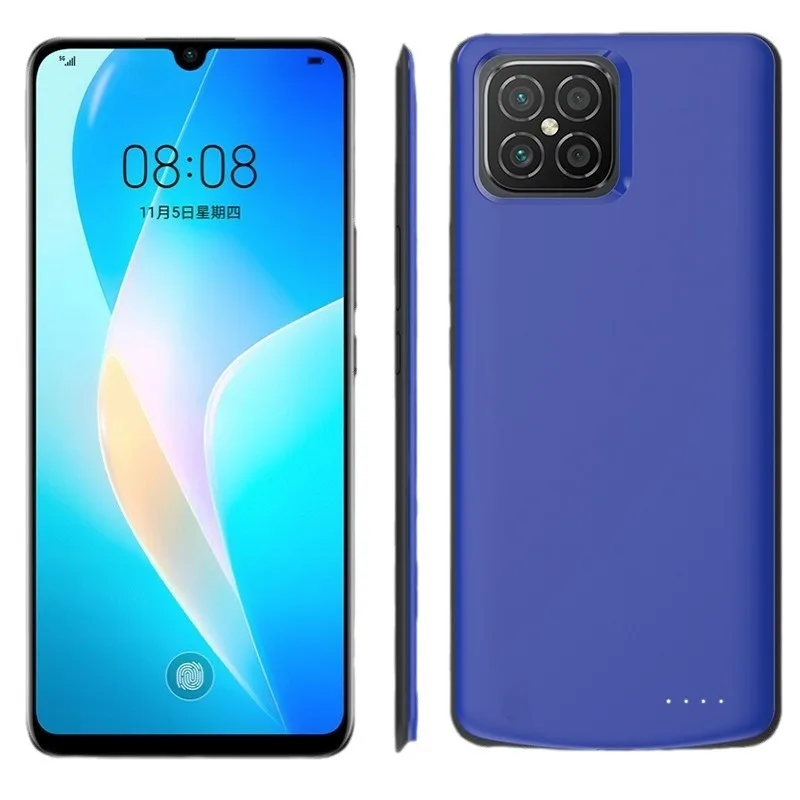 Honor Play5 Lite용 보조 배터리 휴대폰 케이스 올인클루시브 소프트 엣지 휴대용 충전기