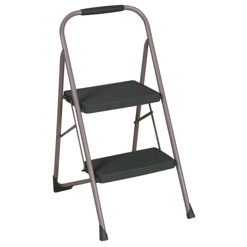 

Cosco 2-step Big Step, Steel Step Stool with Rubber Hand Grip, 8 Ft. 2 in Max Reach, Ansi Type 3 Ladder for Home