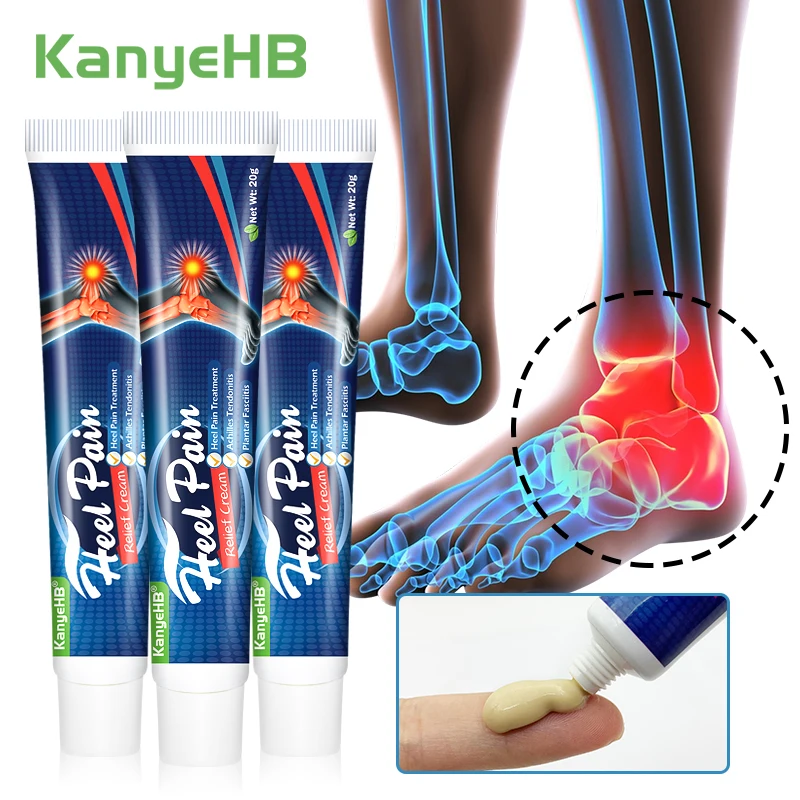 

1/3/5Pcs Heel Pain Cream Chinese Herbal Medicine Ointment Relief Heel Spur Plantar Fasciitis Achilles Arthritis Body Joint Ache