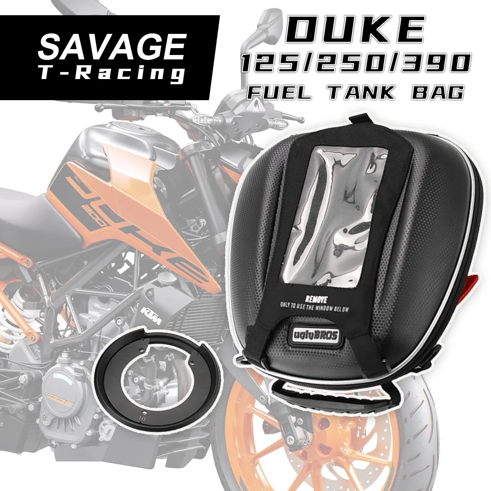 

Fuel Tank Bag Luggage For DUKE RC 125 200 250 390 Motorcycle Accessories Tanklock MultiFunction Waterproof Phone Racing Bags