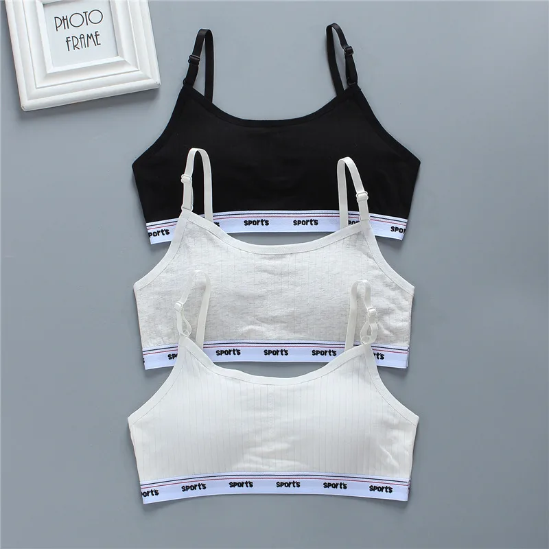 New Girls' Bra Elastic Sling Vest Cotton Girls' Wrapped Bra