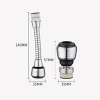 Kitchen Gadgets 2 Modes 360 Rotatable Bubbler High Pressure Faucet Extender Water Saving Bathroom Kitchen Accessories Supplies 3