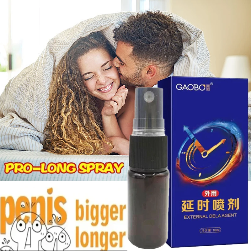 Powerful Male Delay Spray Sex Time Extend Lasting Prevents Premature Ejaculation Sexual Massage Oil Natural Rapid Erection 18+