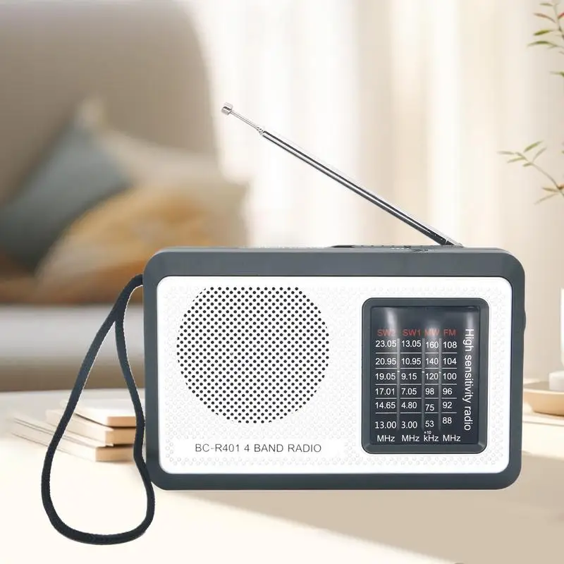 Portable AM FM Radio AM Radio Small FM AM Speaker Battery-Powered For Travel Outage Survival Poolside Storm Beach Home Hiking