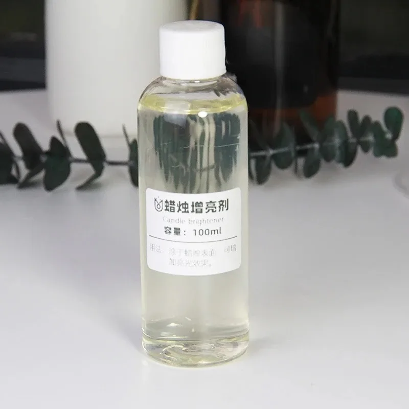 Reusable Mirror Light Oil Candle Gloss Treatment Raw Materials Candle Surface Non-flame Retardant Brightener DIY Aromatherapy candle making wax