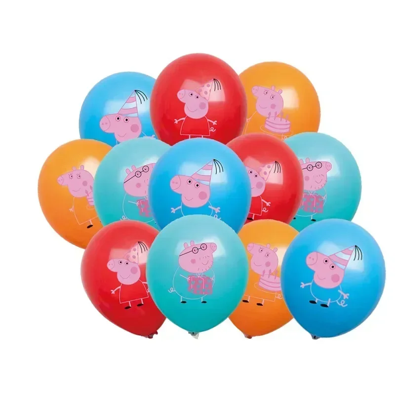 Birthday Party Supplies Peppa Pig Birthday Party Decoration Banner Balloons Paper Plates Disposable Tableware Decor Background Toy