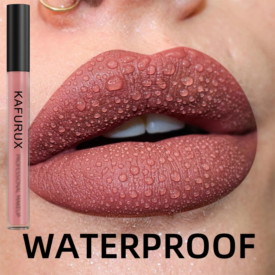 Matte Velvet Finish Liquid Lipstick Set - Waterproof, 12 Bold Shades
