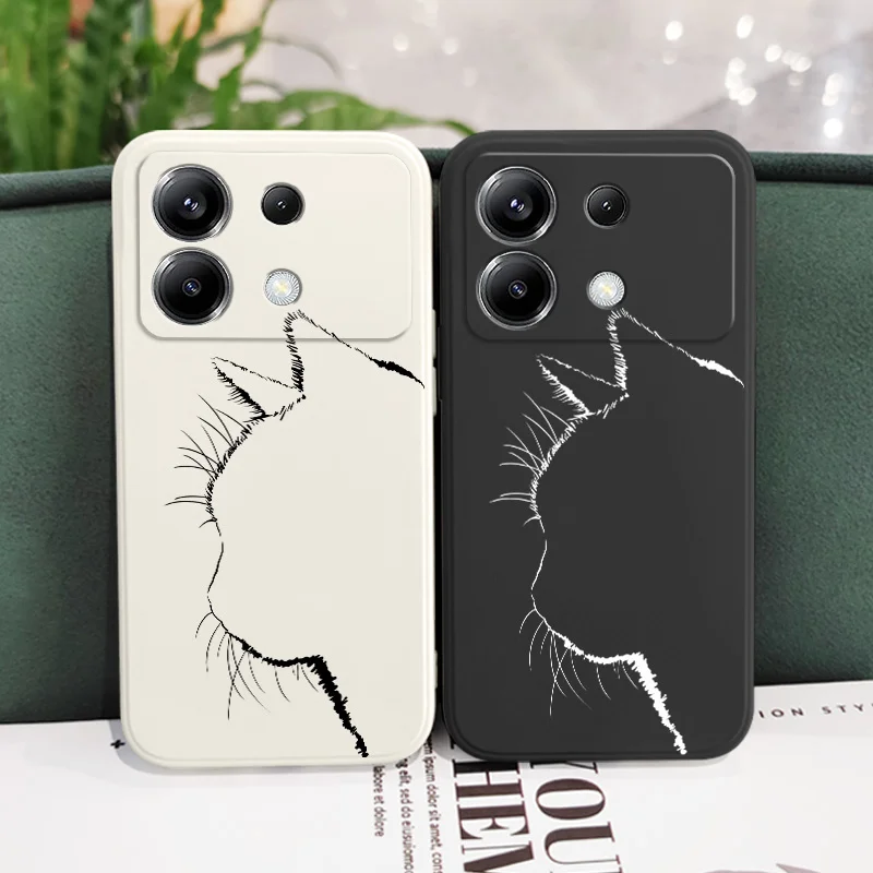 Adorable Feline Silicone Phone Case Cover