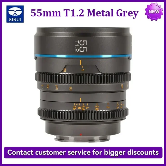 Sirui Night Walker 24mm / 35mm / 55mm T1.2 16mm 75mm S35 Cine Lens
