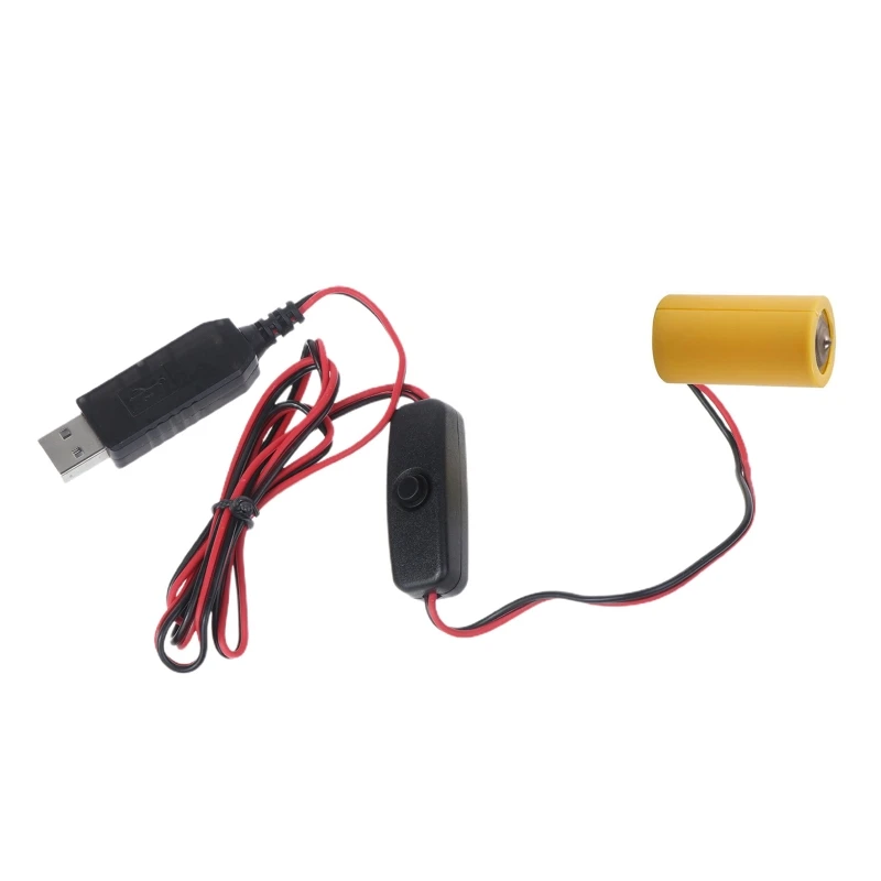 

USB Power Converter Adapter Cable USB 5V2A to 1.5V LR14 C