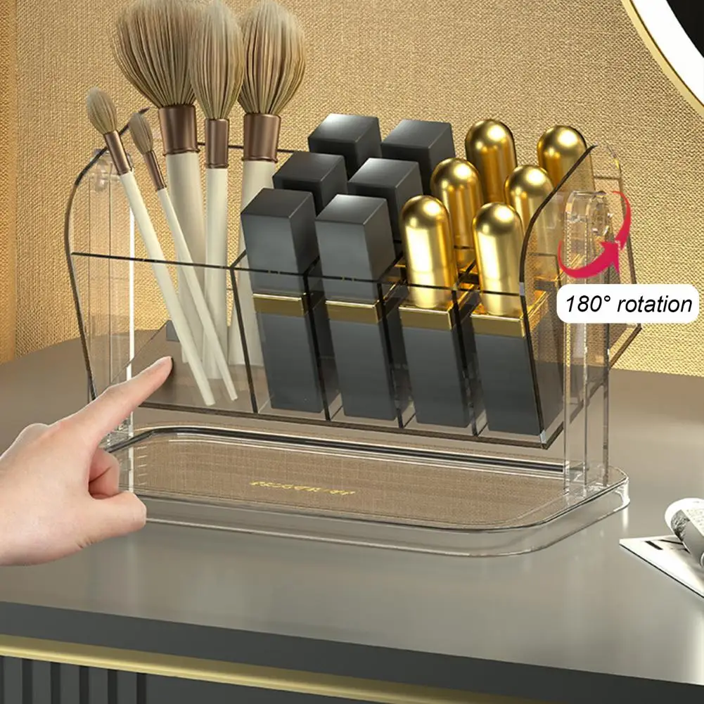 

Storage Box Sturdy Easy Access Compact Makeup Brush Holder Organizer Household Supplies
