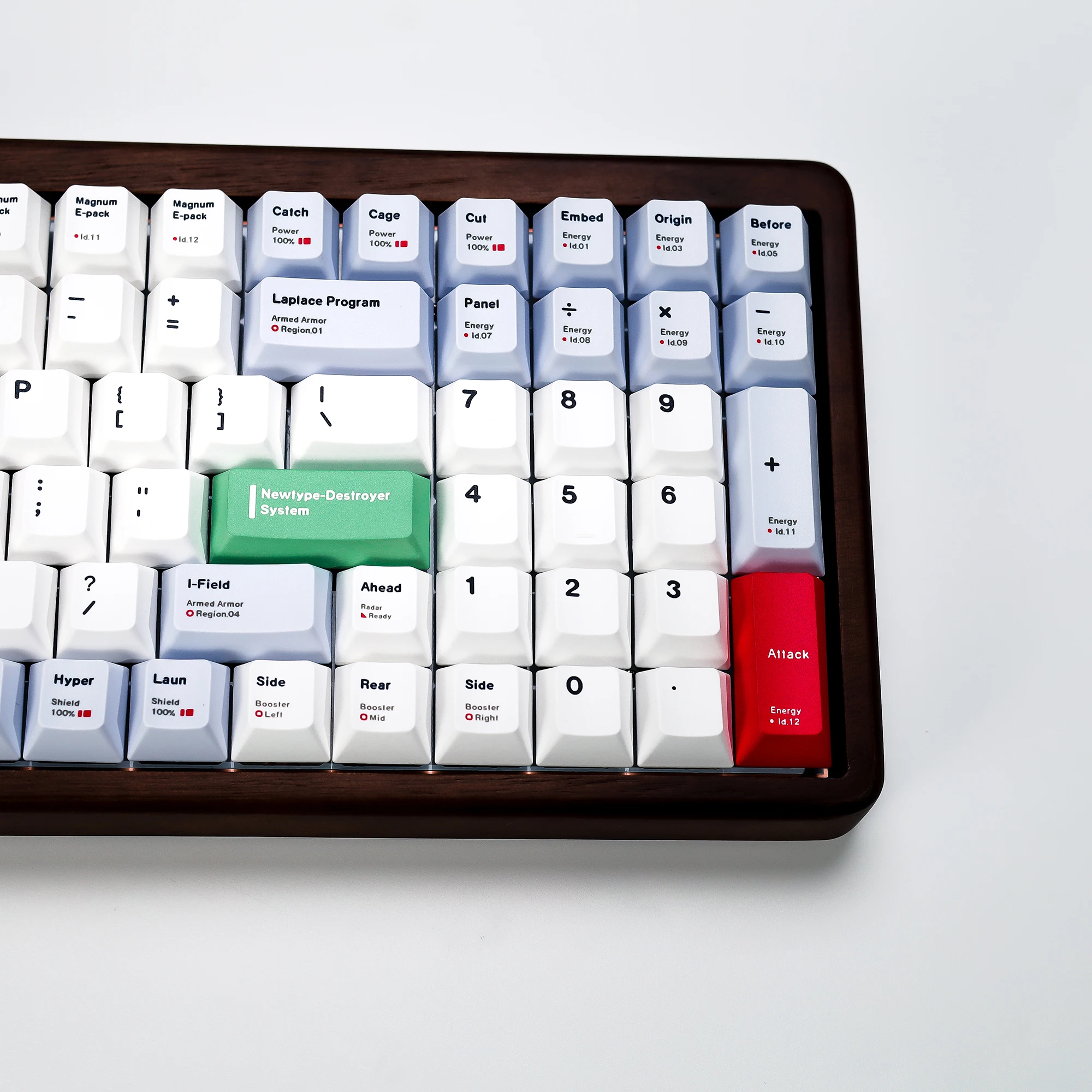 KBDiy 139-Key Korean Minimalist Cherry Profile PBT Keycap Set