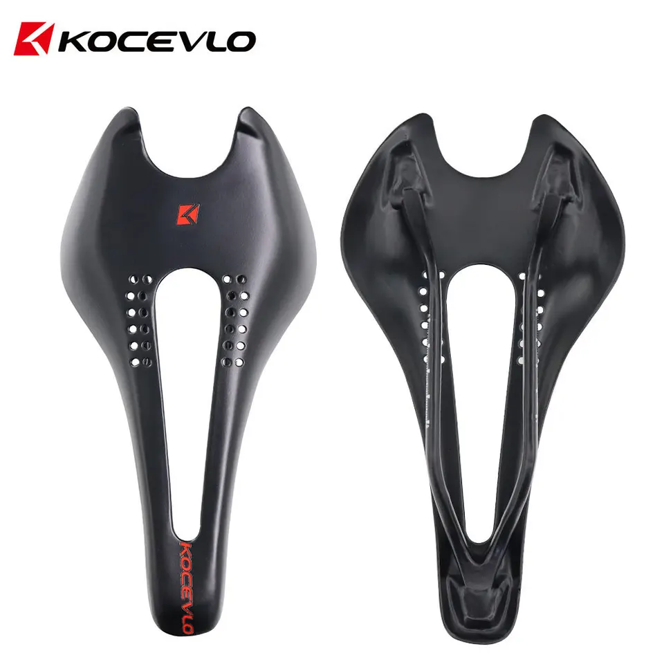 Selle de vélo ultra légère en fibre de carbone 140 g pour