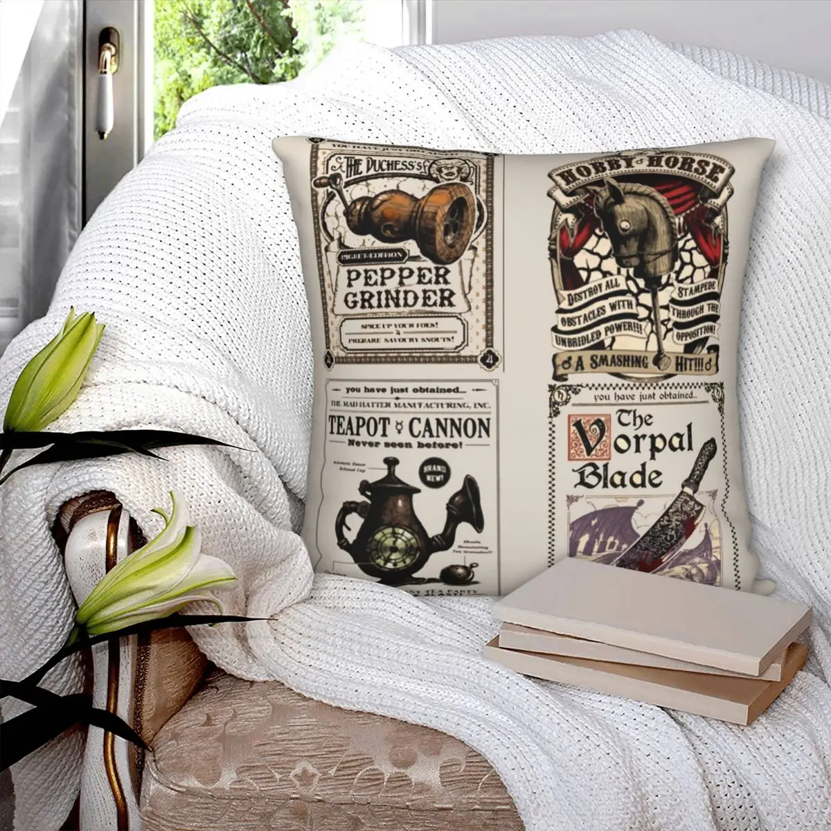 Weapons Cards- Alice Madness Returns | Duvet Cover