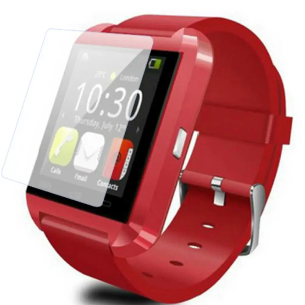 Películas protectoras de pantalla LCD para reloj inteligente, película de hidrogel transparente de alta claridad para DZ09, compatible con Bluetooth, para Apple Watch, 3 unidades por juego