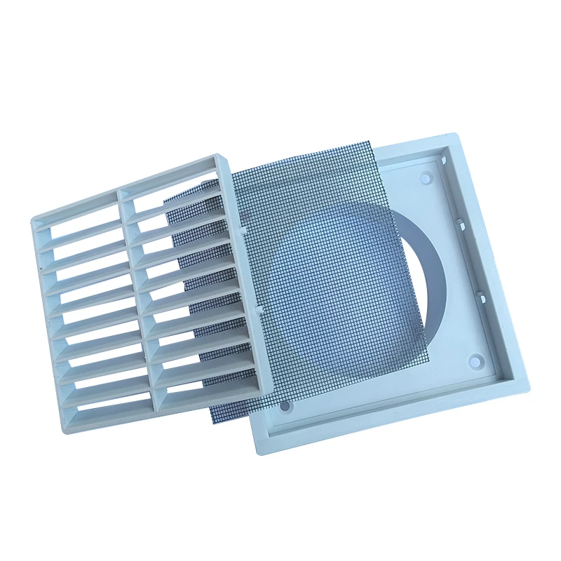 4inch Plastic Air Outlet Plastic Vent Exhaust Outlet Dryer Exhaust Vent Decoration Accessories Pipe Cover