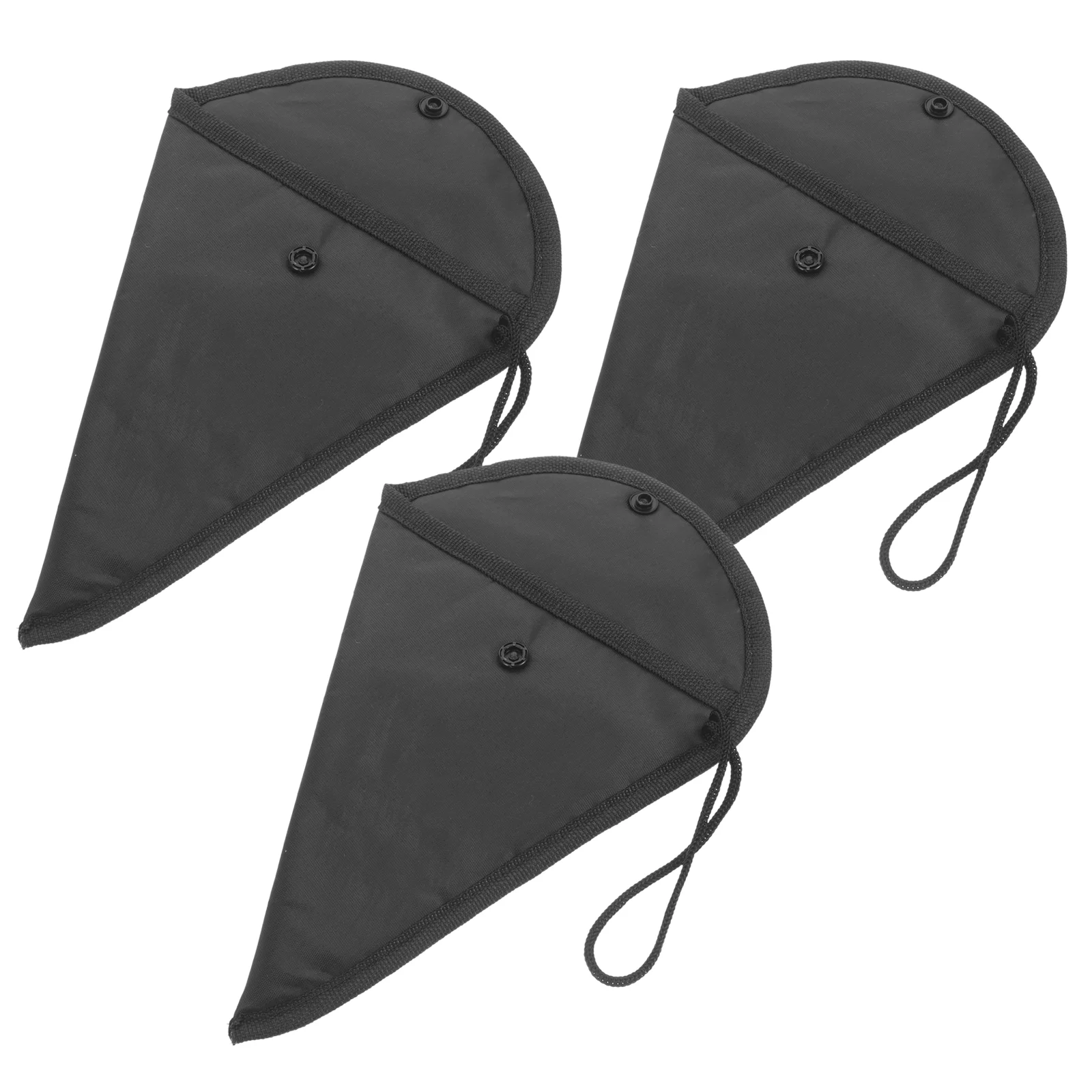 

3 Pcs Ocarina Bag Travel Accessories Storage Non-woven Portable Small Triangle Cloth 12 Holes for