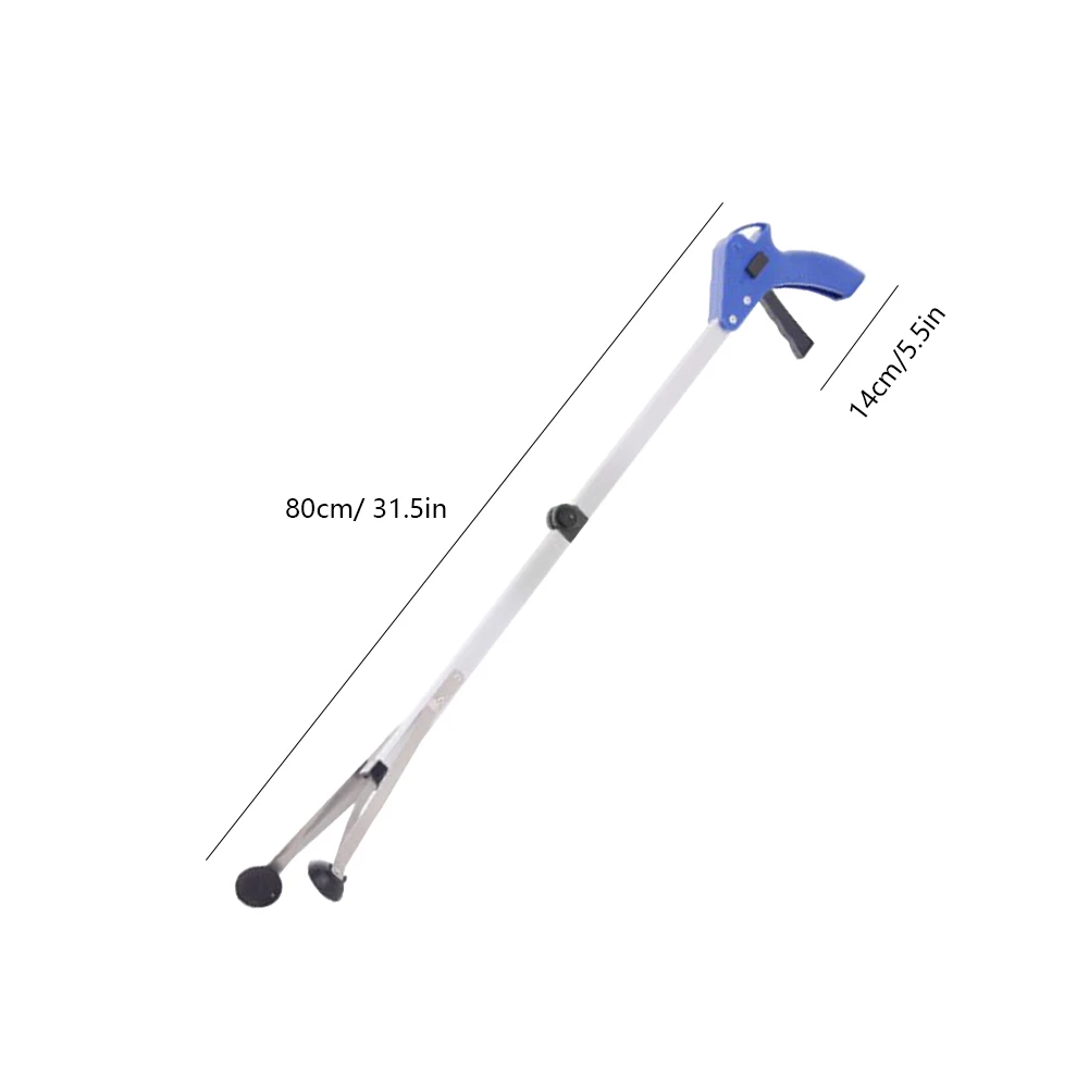 1/2/3PCS Waste Leaves Pick Aluminum Alloy Litter Picker Strong Rubber Suction Cups Reacher Grabber Tool for Outdoor Home Garden