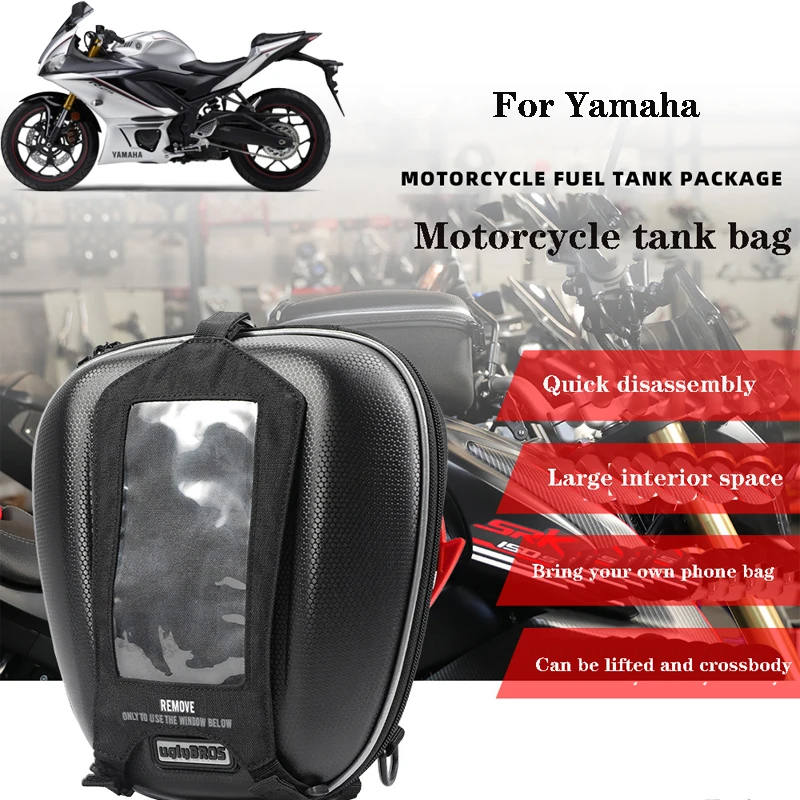 

Motorcycle Tank Bag Backpack Racing Luggage For YAMAHA XSR 125 155 XJ6 FZ6 FZ1 FZ8 MT09 MT10 MT03 YZF R1 R6 R25 R3 XJR FJR 1300