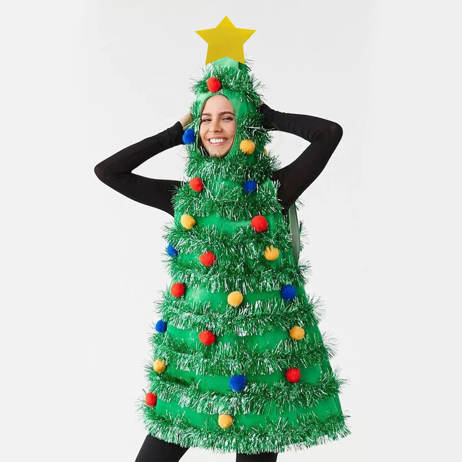 green emerald velvet dress Queen of Sparkles Green Tinsel Sequin Sleeve Dress