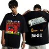 Hot Sale Rapper Snoop Dogg Graphic Funny Print Tees Summer Fashion Cotton Woman T-shirt Y2k Loose Crew Hip Hop Tops T-shirt 3