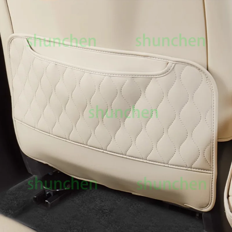 Car Rear Row Anti-kick Covers for BYD Song L Seat Back Kick Protector Dirt-proof Leather Fashion Interior Accessories
