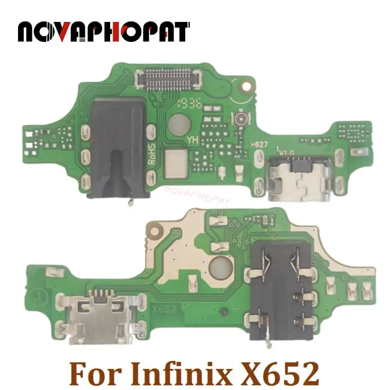 

Novaphopat для Infinix S5 X652 USB док-станция зарядное устройство разъем для наушников аудио разъем микрофон гибкий кабель зарядная плата
