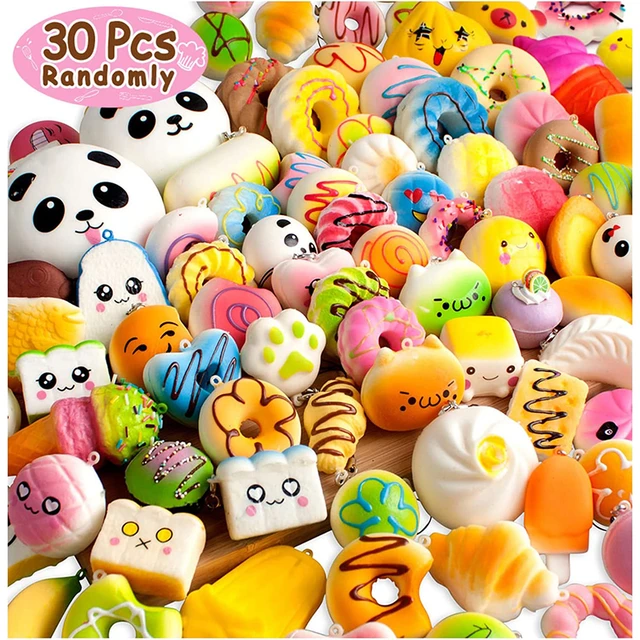 Karids squishies 10 pcs pack Jumbo Medium Mini Soft Squishy Cake