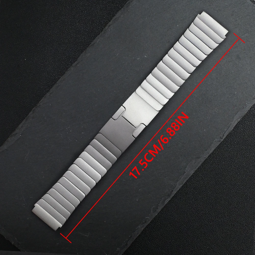 Luxury 22mm Stainless Steel Link Bracelet Wristband
