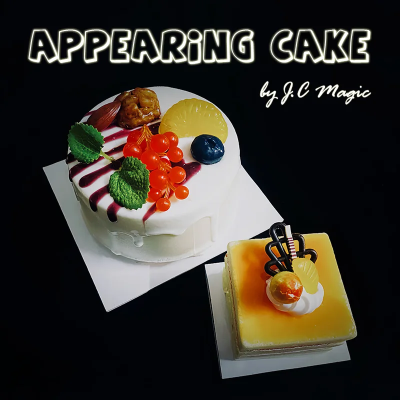 

Appearing Cake by J.C Magic Tricks Happy Birthday Close Up Stage Illusions Mentalism Gimmicks Props Romantic Cake Appear Magia