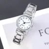1Pcs Girls Cute Little Fresh Silver Digital Steel Quartz Watch Junior High School Girlfriends Birthday Christmas Gift 4