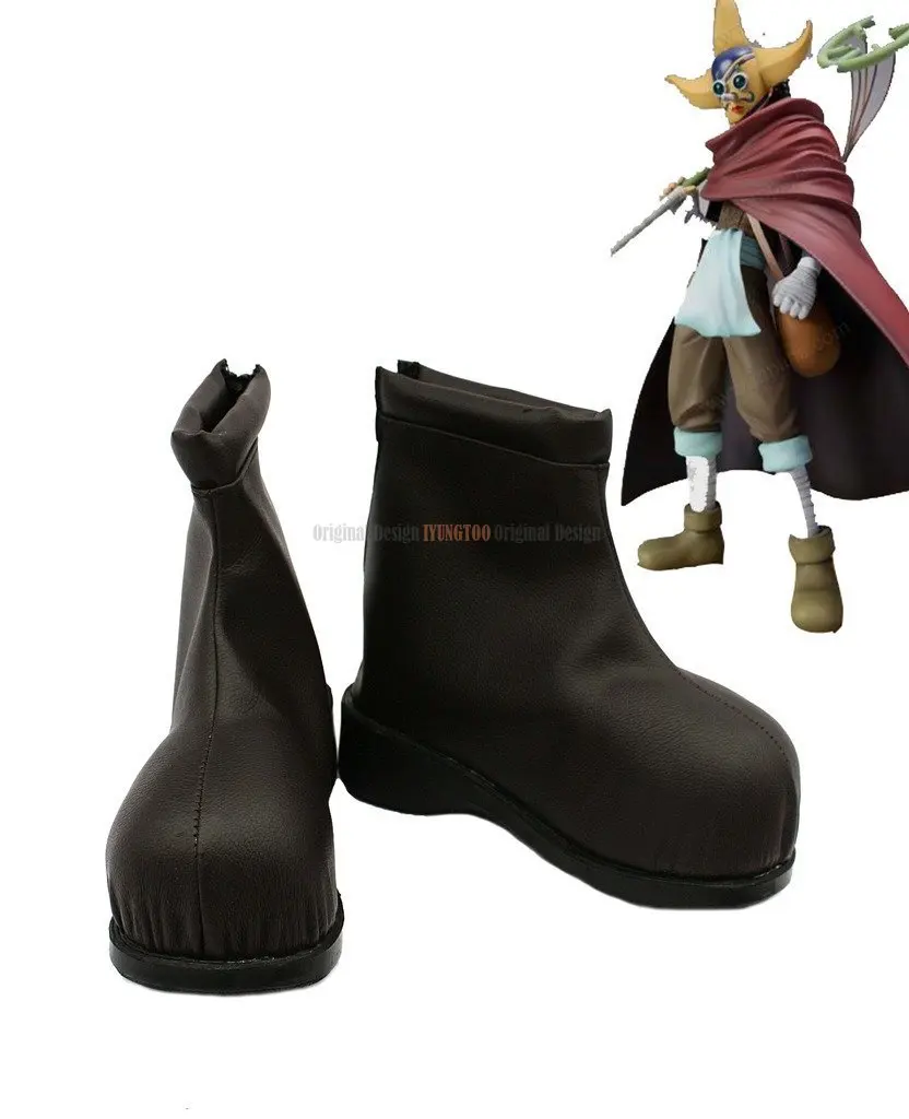 

Usopp Boots Cosplay Anime Anime OnePiece Cosplay Shoes Brown Boots Custom Made