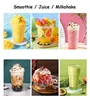 Commercial Smoothie Machine Fruit Milkshake Maker Juicer English Panel Low Noise Kitchen Ice Smoothies Blender Mixer 2200W 6