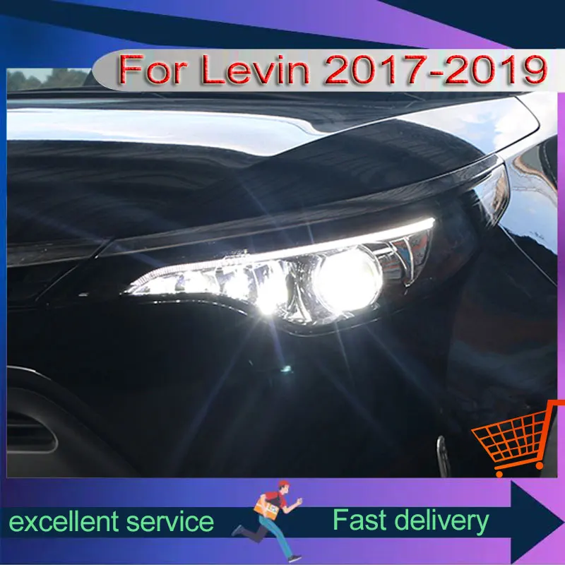

Car Styling For Toyota 2017-2019 Corolla Headlights Xenon Upgrade DRL Front Lamp Full LED Projector Lens Auto Accessories