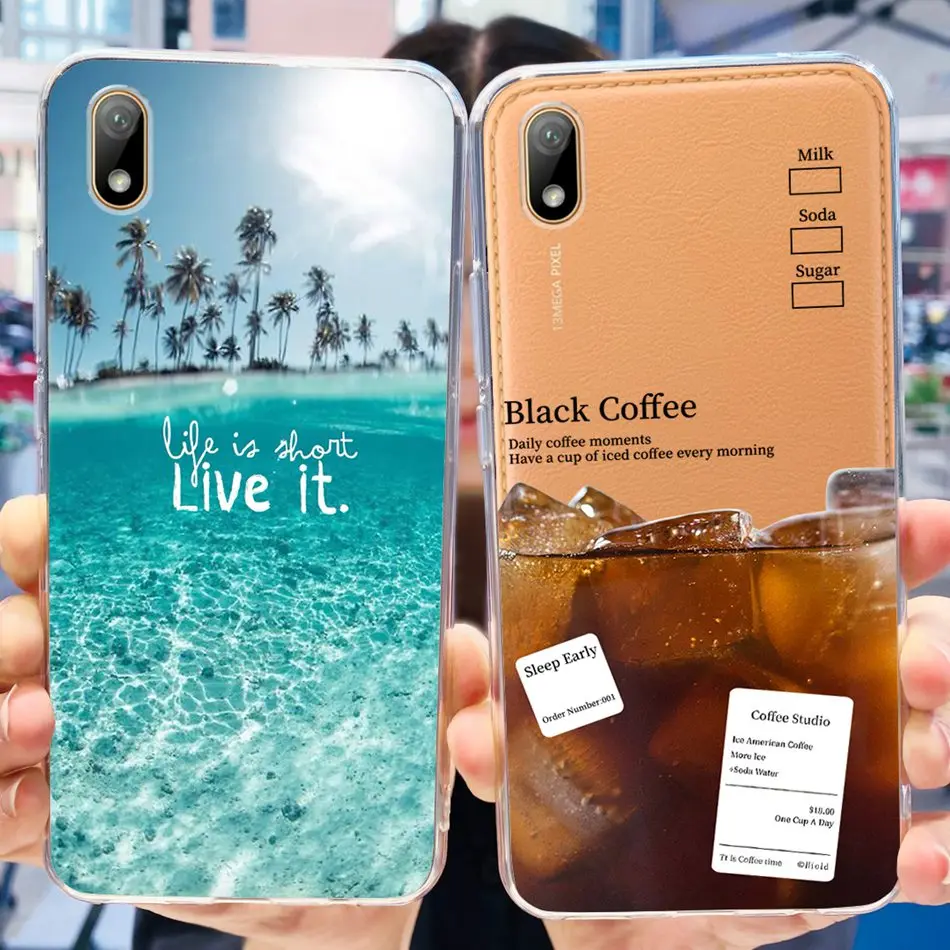Elegant Printed Soft Silicone Clear TPU Slim Back Case