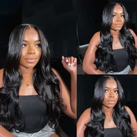 Perruques sans colle Body Wave en cheveux humains, dentelle transparente 6x4 5x5, prêtes à porter, pré-épilées, pré-coupées, perruques brésiliennes Body Wave pour femmes, densité 180% 5