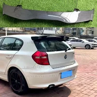 Roof Spoiler for BMW 1 Series E81 E82 E87 E88 2004-2011 REAR WING SPOILER Abs Carbon Look Lip Spoiler Hatchback Universal 3