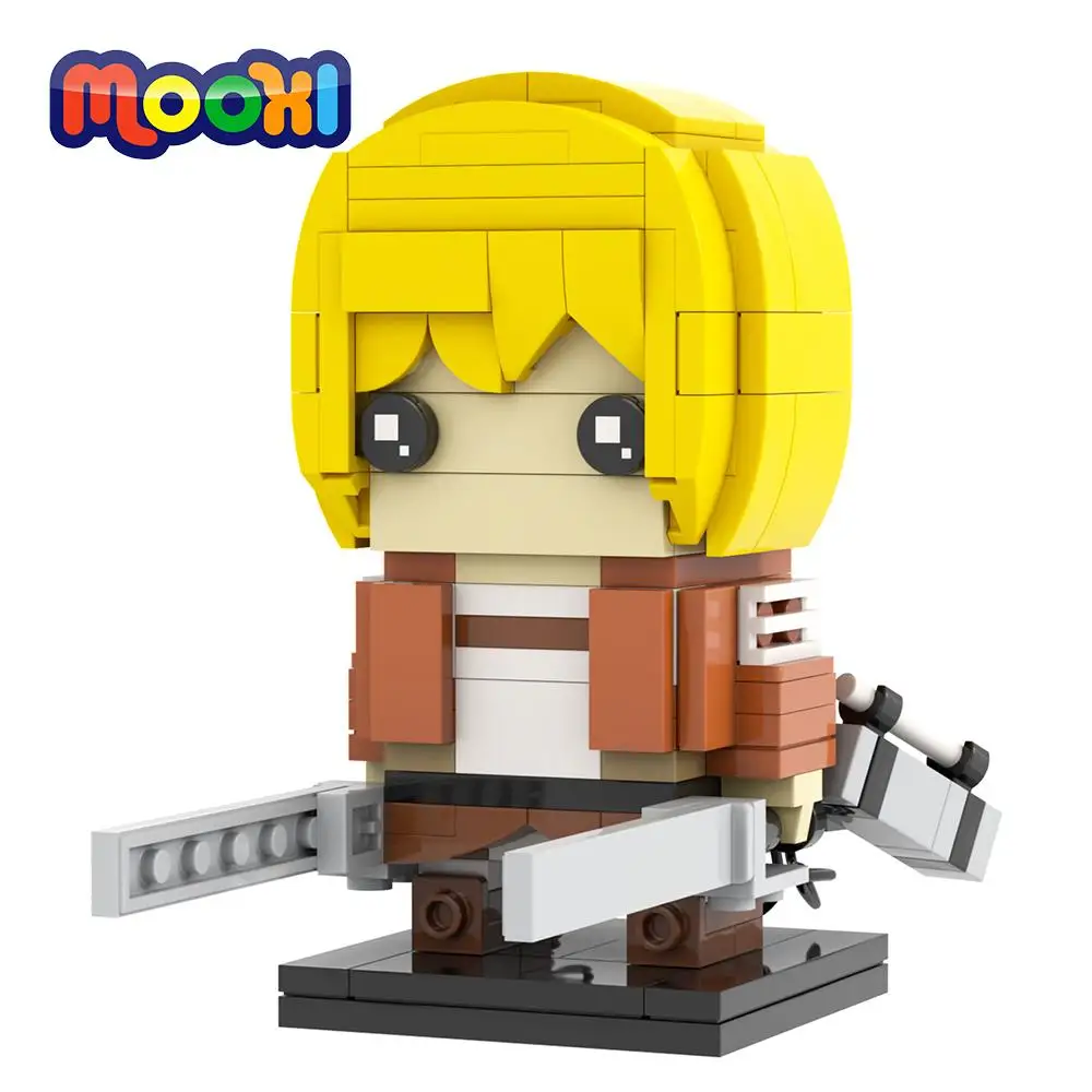 MOOXI Attacked On Titan 194Pcs MOC Bricks Anime Armin Arlert ...