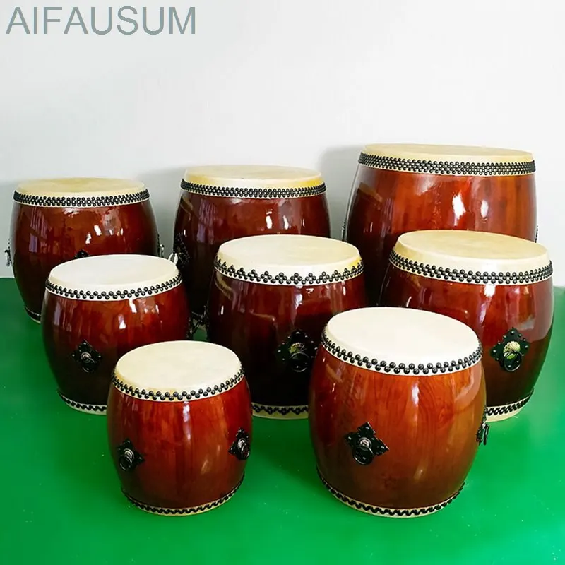 

30cm-60cm Cowhide drum musical instrument Coloratura drum Hand drum with drumsticks
