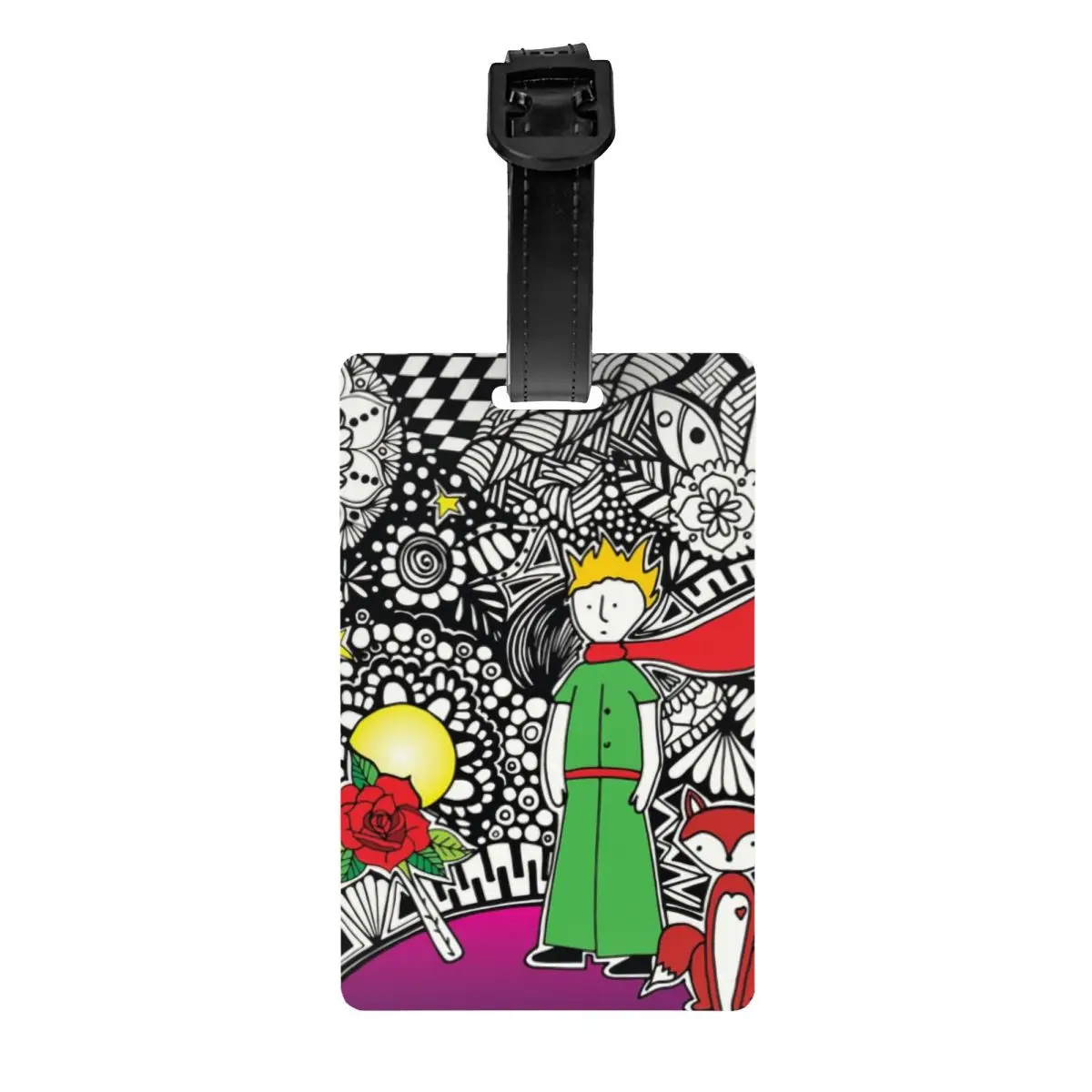 

Custom The Little Prince Fairy Tale Luggage Tag With Name Card France Fantasy Fiction Cover ID Label for Travel Bag Suitcase