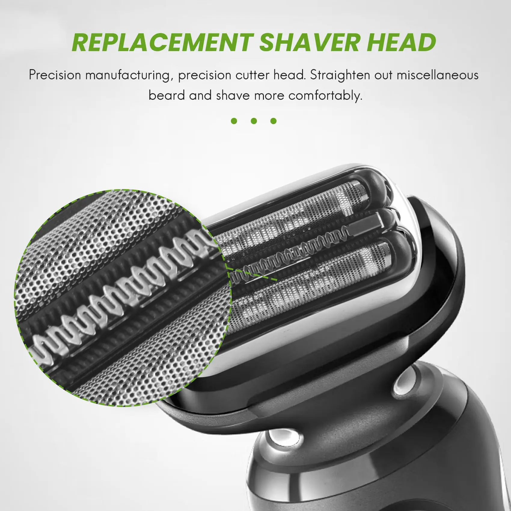 Economical Replacement Shaver Foil&Cutter Set for Braun Series 3 21S 32S 320S-4 330S-4 340S-4 350CC-4 Shaver Head 5