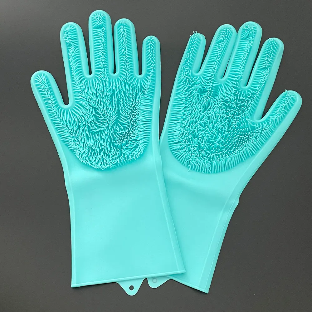 Bathroom Dog Cats Bath Brush Massage Gloves Soft Rubber Comb Pet Accessories For Cats Shower Cleaning Tools Suppliers