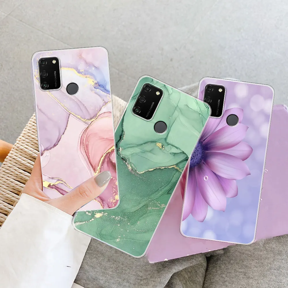 Crystal Clear Protective Phone Case with Scenic Design – Transparent Fashion Cover