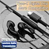 New Type-c 3.5mm In-Ear Wired Headphone Hifi Stereo Sport Music Earbud Handfree Headset Earphones With HD Mic For Xiaomi Samsung 6