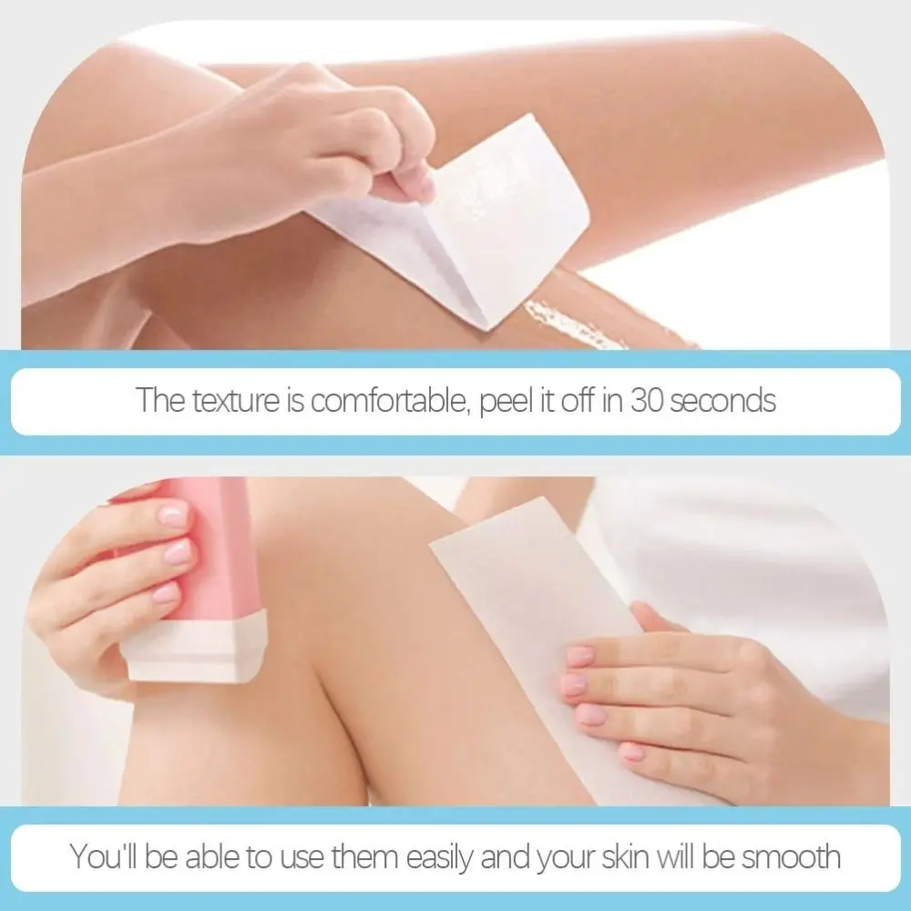 Disposable Non-Woven Hair Removal Paper Waxing Strips Skin Care Hair Clean Wax Body Cloth Wax Remover Strip Paper Women
