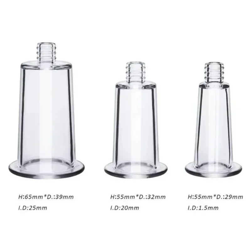 Facial Massage Cups Rubber Vacuum Cupping Skin Lifting Anti Cellulite Massager for Face Pvc Body Cups Skin Scraping Massage Jar 3