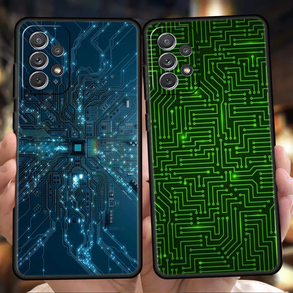 Inside Motherboard Circuit Design TPU Phone Case