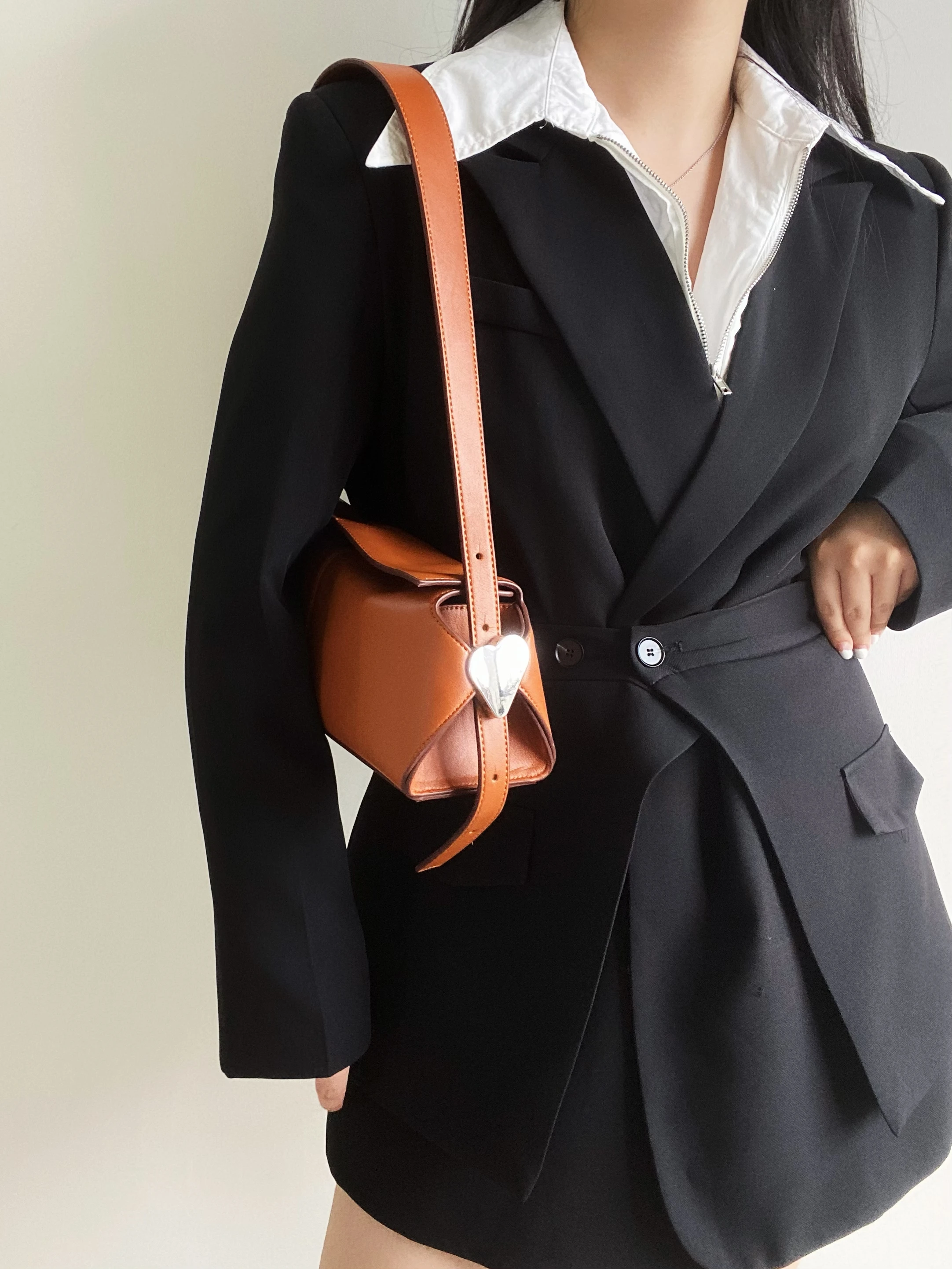 small leather shoulder bag